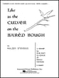 Like as a Culver on the Bared Bough SSATB choral sheet music cover